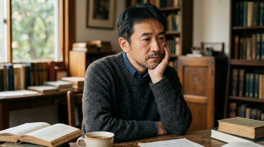 생각이 많은 사람의 모습