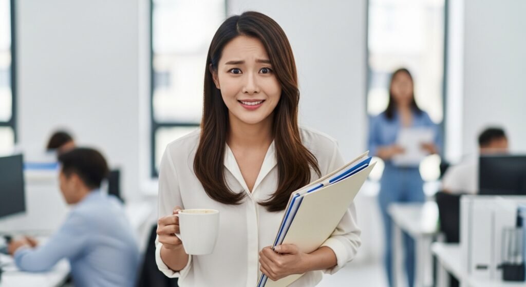 인간관계 기준 - 부탁에 당황해하는 착한사람
